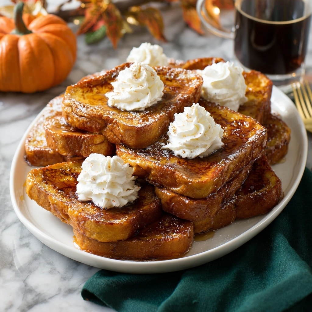 Pumpkin French Toast for Fall Brunch