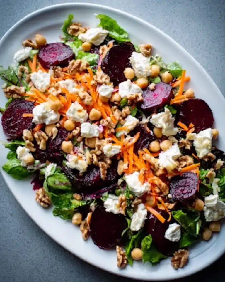 Beetroot and Chickpea Salad Recipe