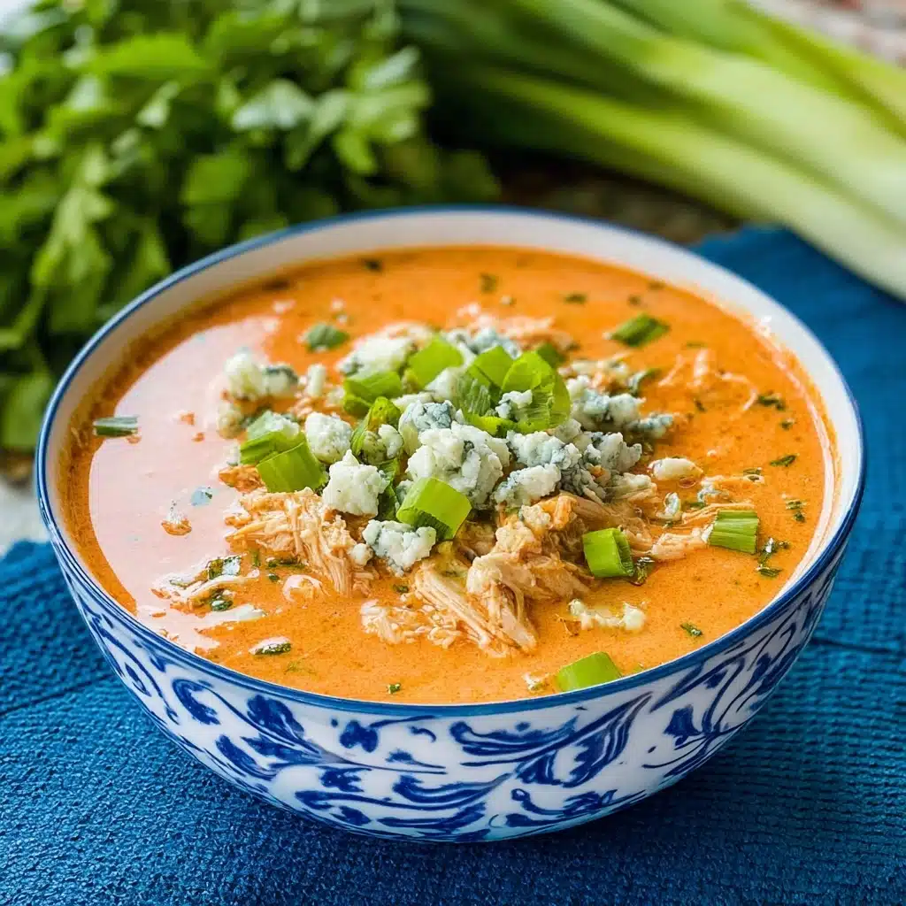 Buffalo Blue Cheese Chicken Soup Recipe - Recipe Image