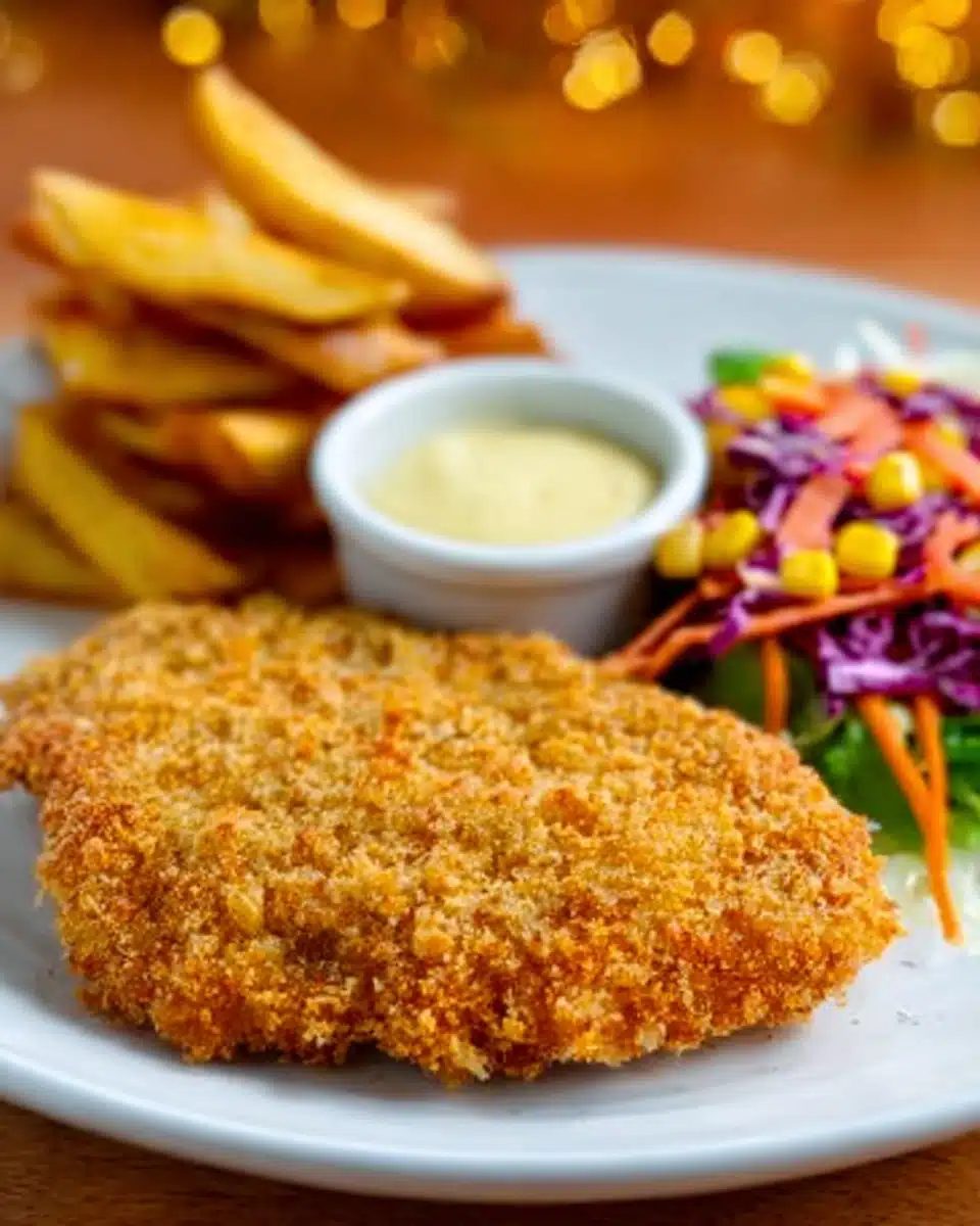 Crispy Baked Chicken Schnitzel Recipe