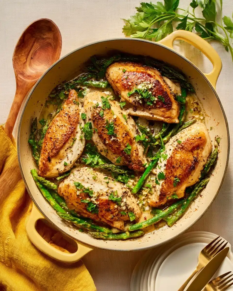 Asparagus Stuffed Chicken Breast Recipe