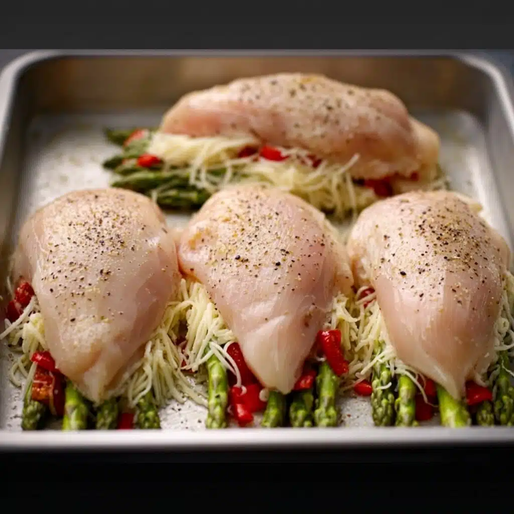 Asparagus Stuffed Chicken Breast Recipe - Recipe Image