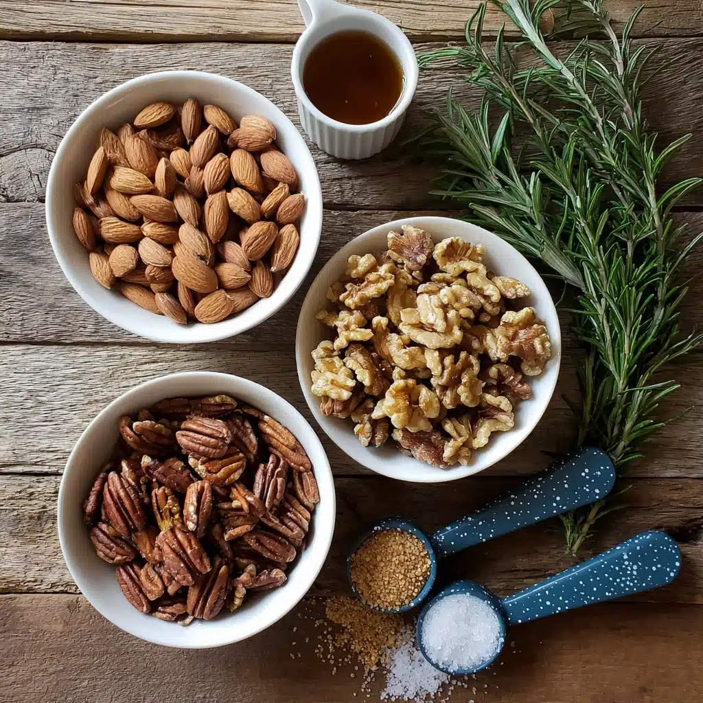 Rosemary Roasted Nuts Recipe - Recipe Image