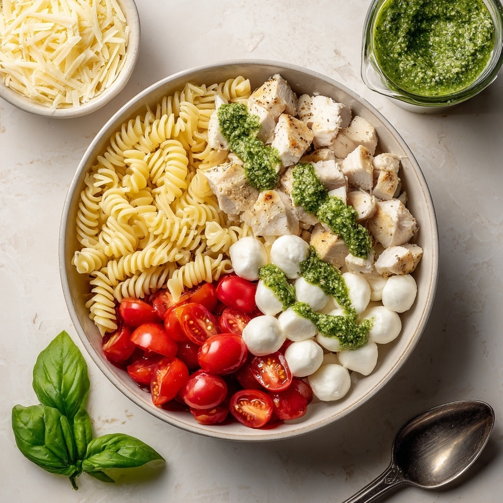 Chicken Pesto Pasta Salad - Recipe Image