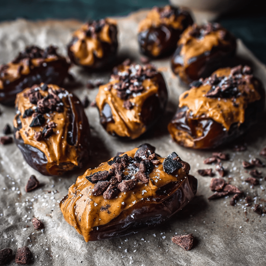 Stuffed Dates with Almond Butter Recipe - Recipe Image