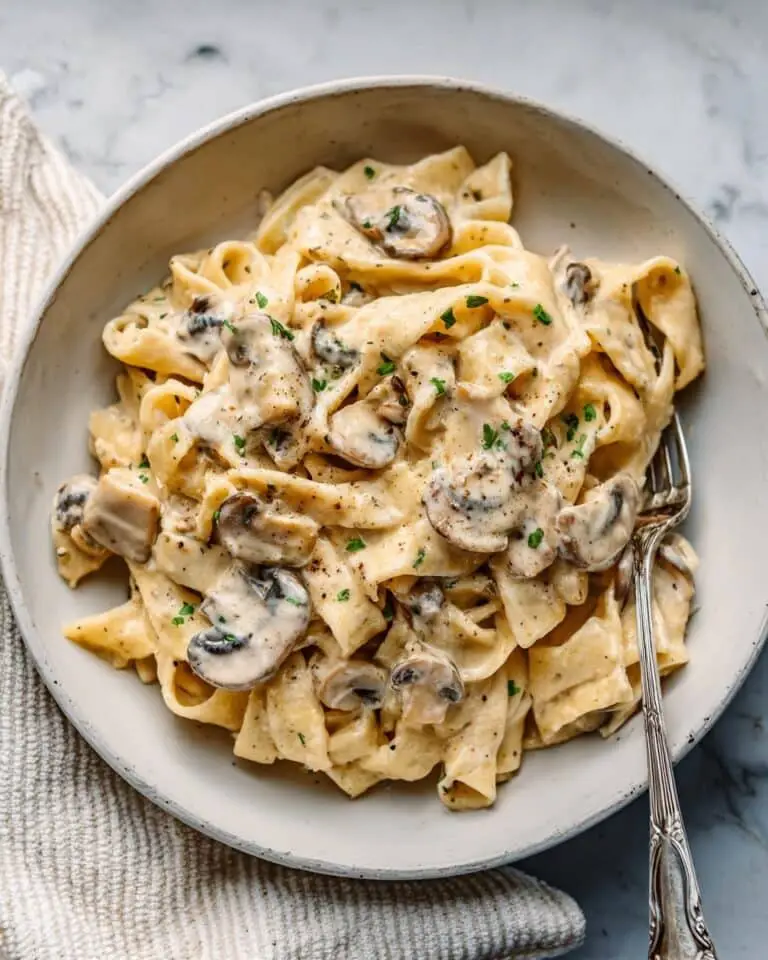 Creamy Chicken and Mushroom Pasta Recipe