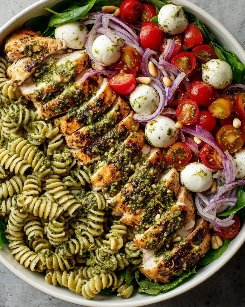 Chicken Pesto Pasta Salad
