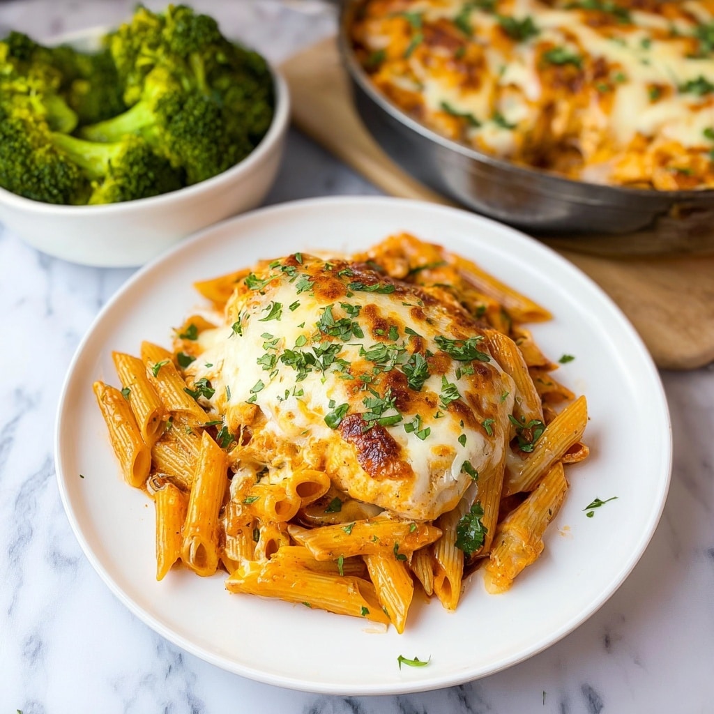 Creamy Cheesy Chicken Pasta - Recipe Image
