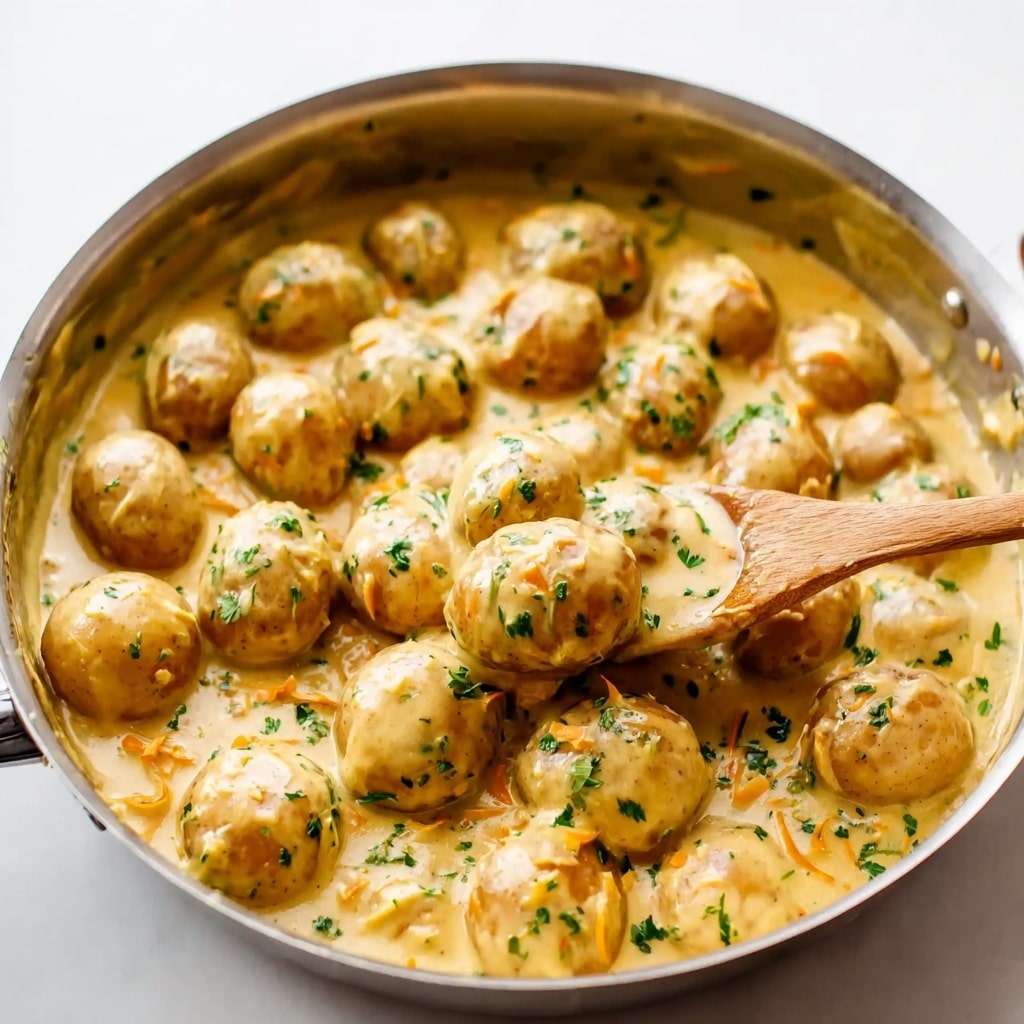 Creamy Baby Potatoes - Recipe Image