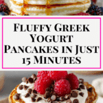 Quick and Healthy Greek Yogurt Pancakes Recipe