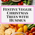 Veggie Christmas Trees with Hummus Recipe