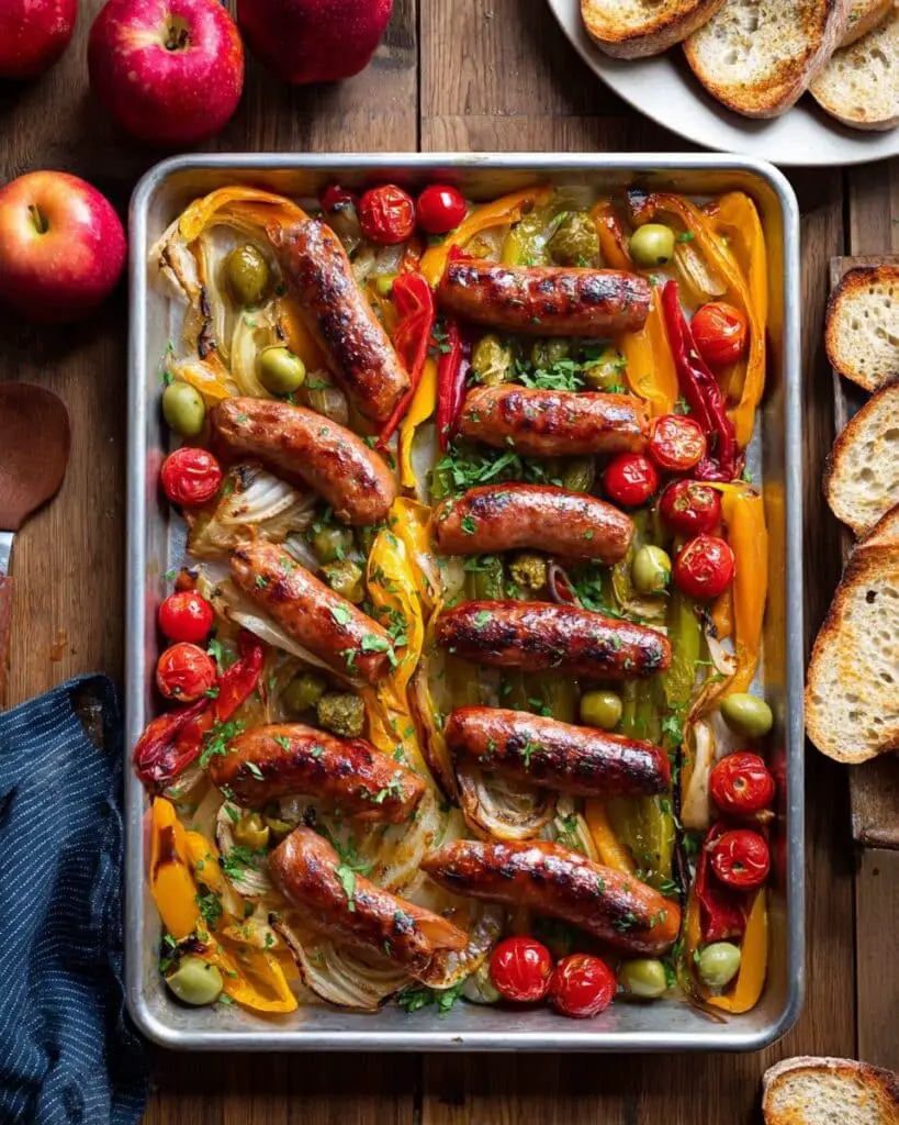 One-Pan Italian Sausage and Peppers Recipe