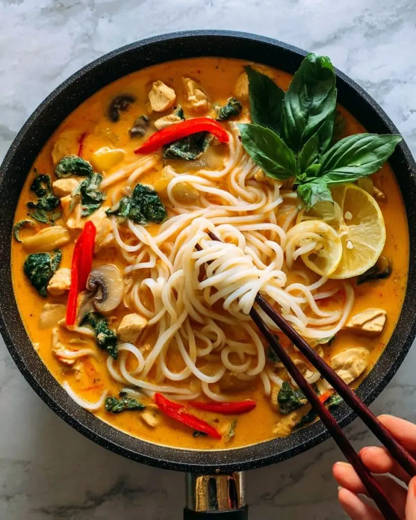 Thai Red Curry Noodle Soup Recipe