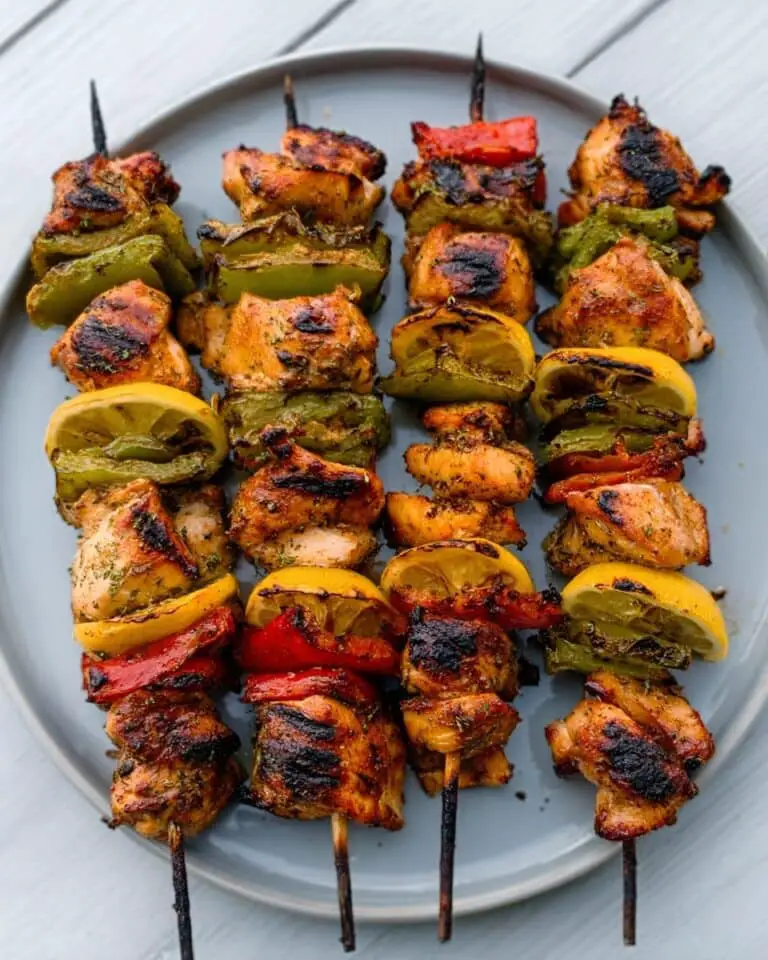Sweet Maple Barbecue Chicken Kebabs Recipe