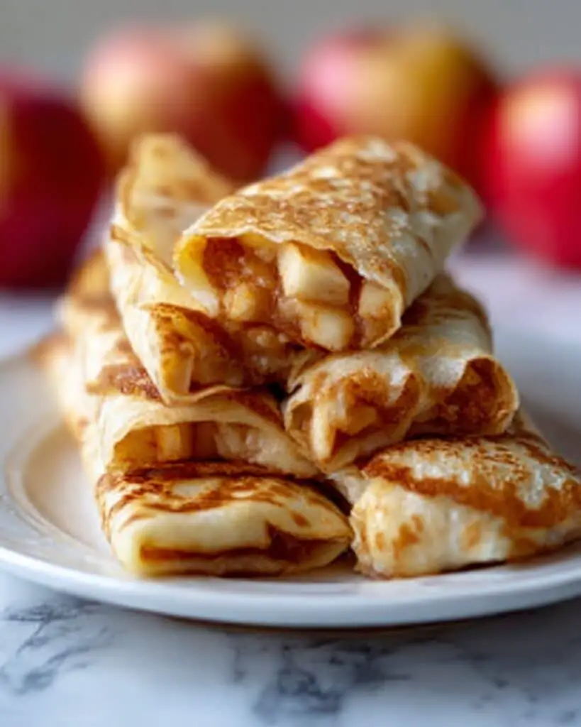 Apple Pie Pancake Rolls Recipe