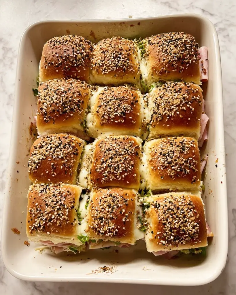 Oven-Baked Turkey and Cheese Sliders Recipe