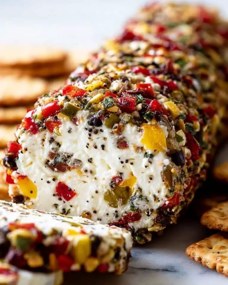 Cranberry Pistachio Cheese Log Recipe