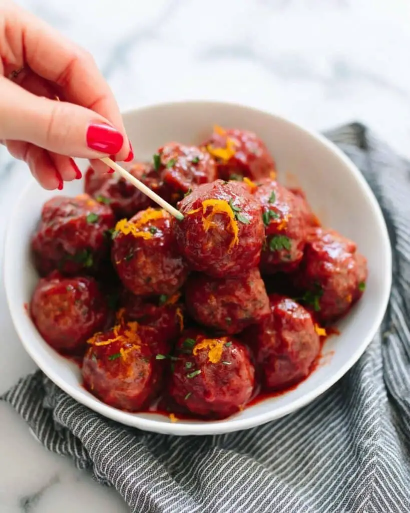 Cranberry Orange Meatballs Recipe
