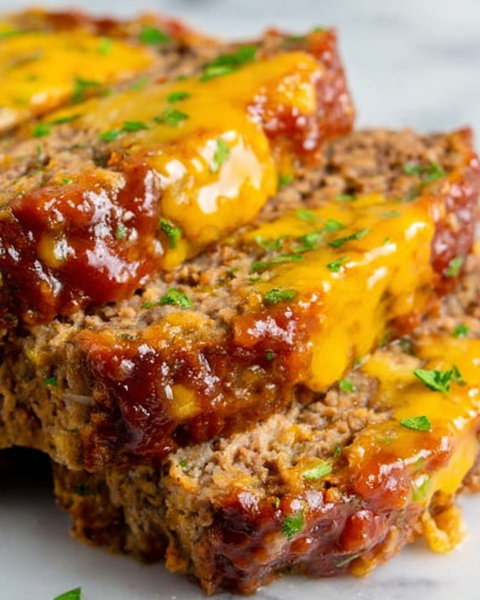 Cheesy Taco Meatloaf with Salsa and Crispy Chips Recipe - Recipe Image