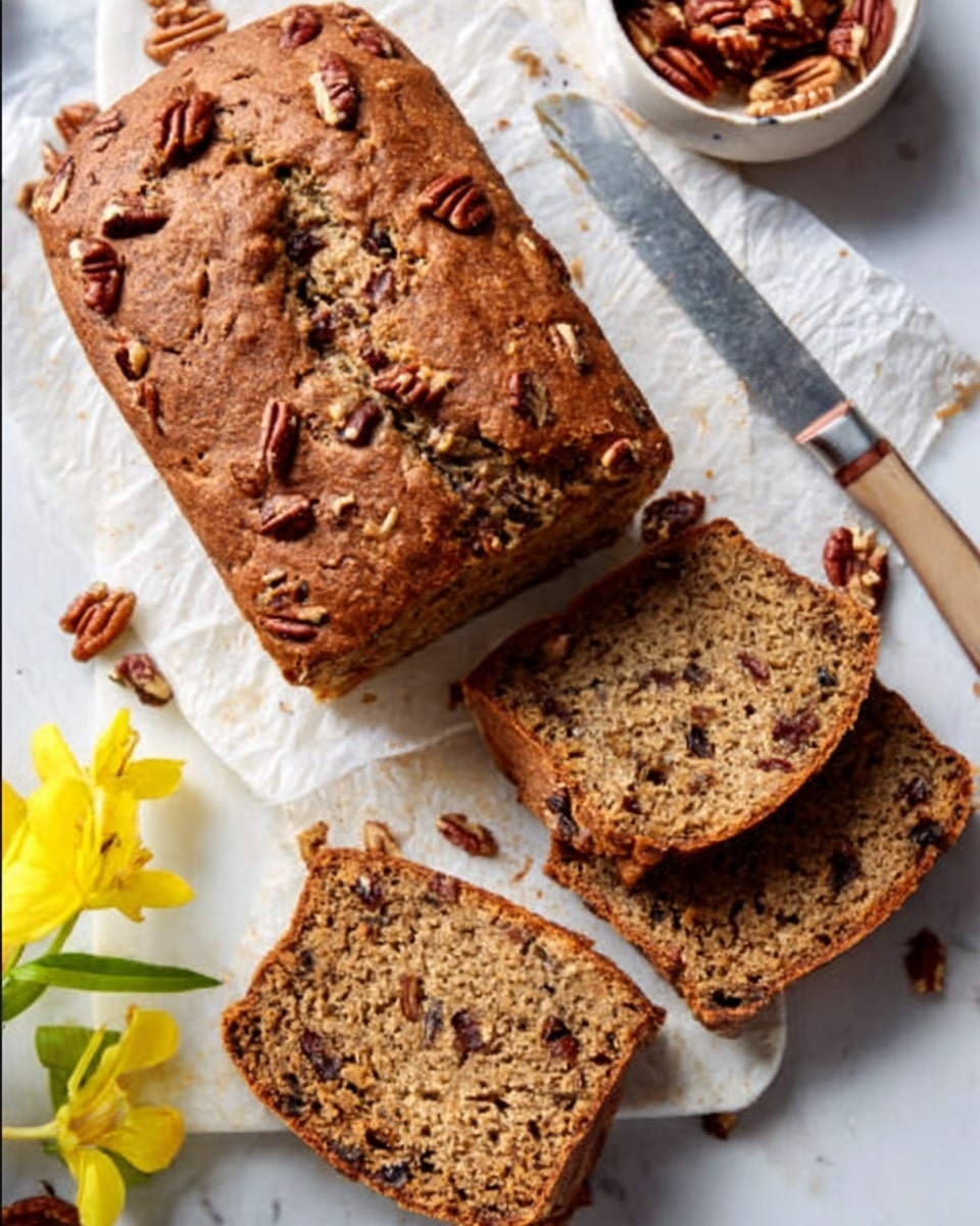 Maple Pecan Banana Bread Recipe - Recipe Image
