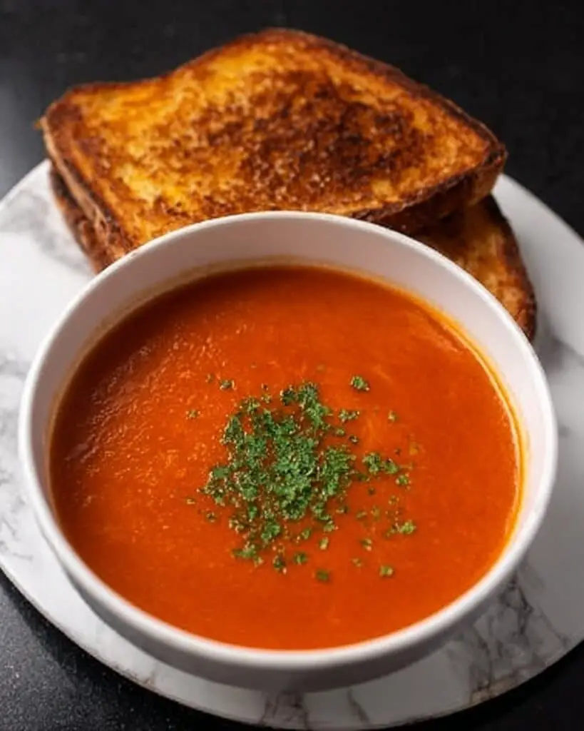 Roasted Red Pepper and Tomato Soup Recipe
