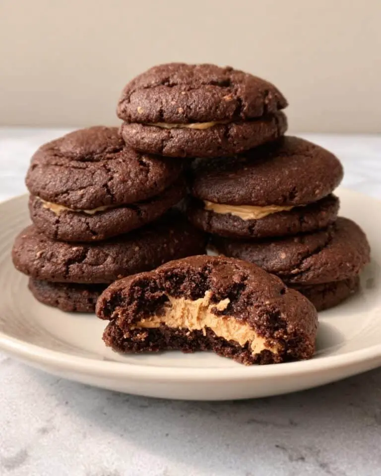 Giant Buckeye Cookie with Peanut Butter and Chocolate Ganache Recipe