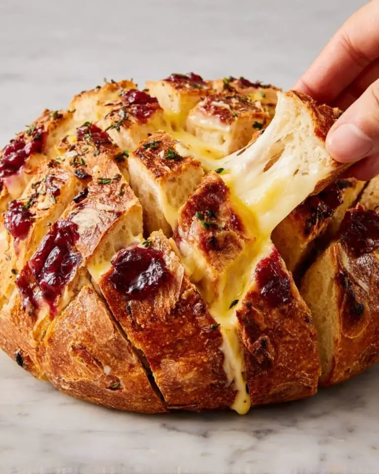 Cranberry Brie Pull-Apart Bread Recipe