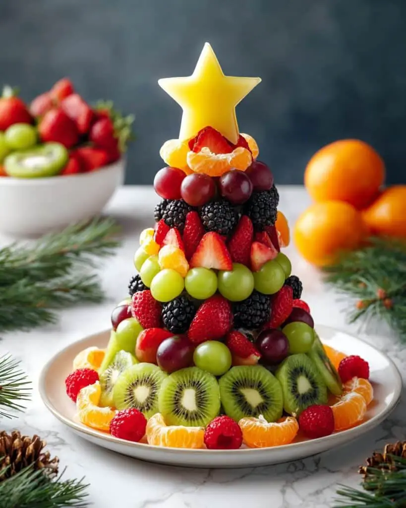 Fresh Fruit Christmas Tree Recipe