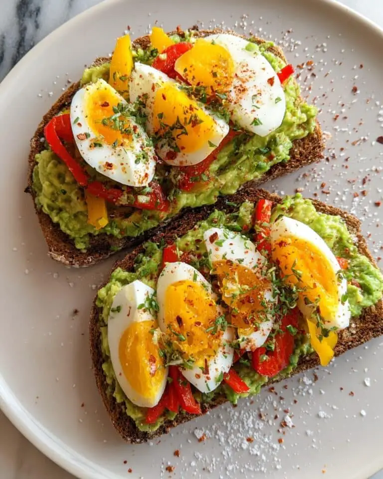Guacamole Breakfast Toast Recipe