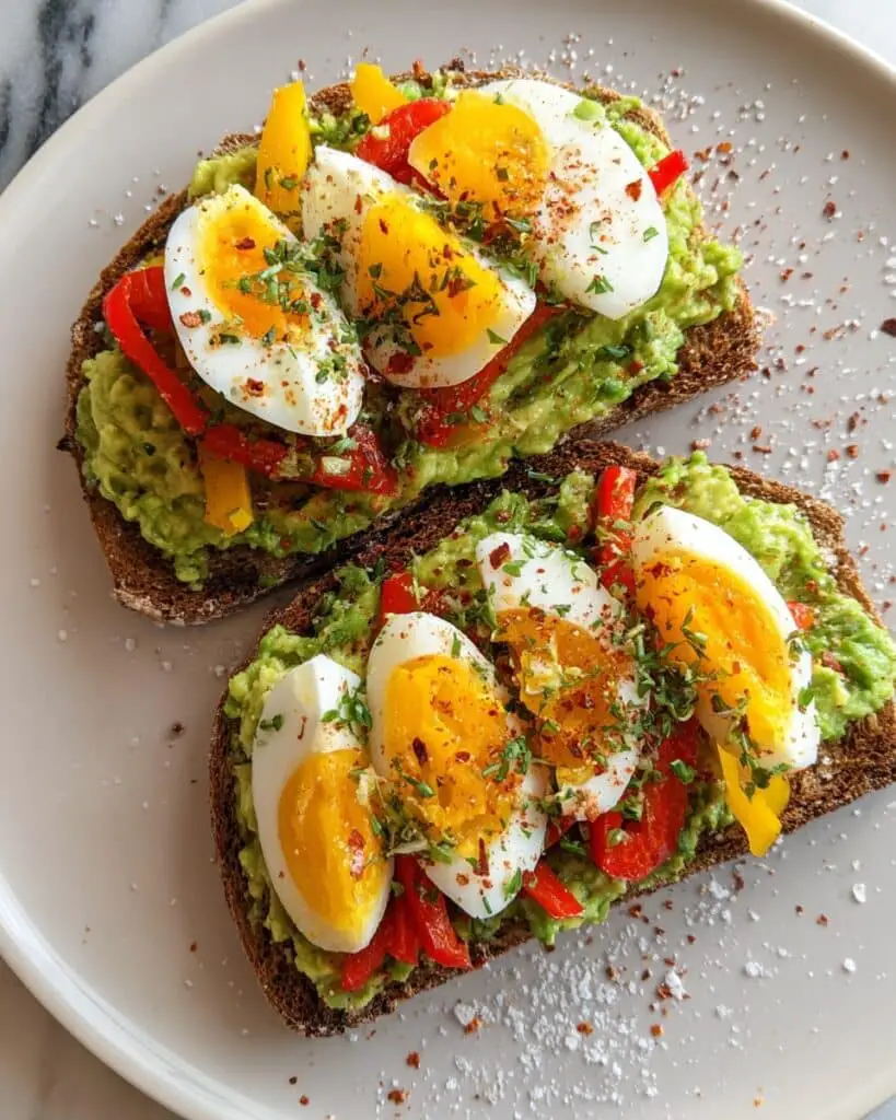 Guacamole Breakfast Toast Recipe
