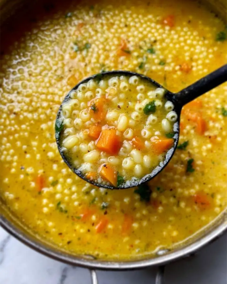 Cold-Fighting Couscous Chicken Soup Recipe
