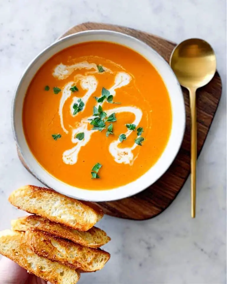Creamy Pumpkin Tomato Soup Recipe