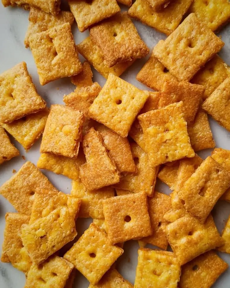 Keto Cheez-Itz: Crunchy Low-Carb Cheese Crackers Recipe