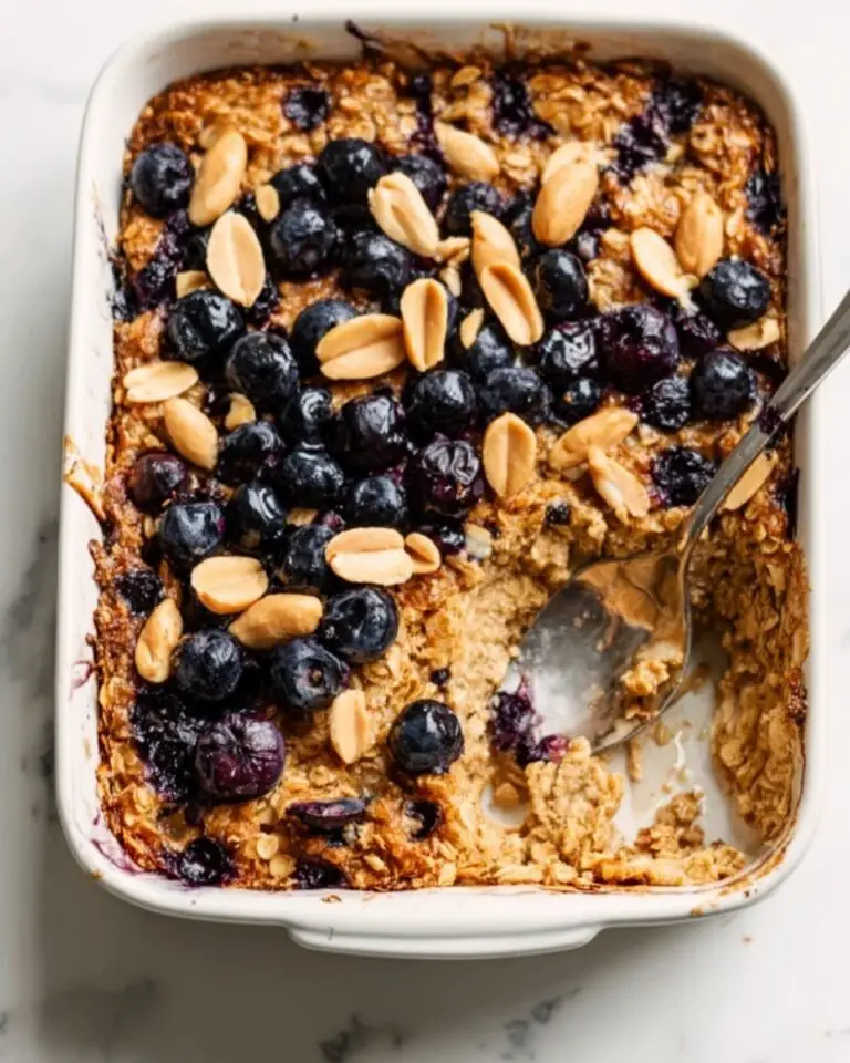Healthy Baked Oatmeal with Berries Recipe
