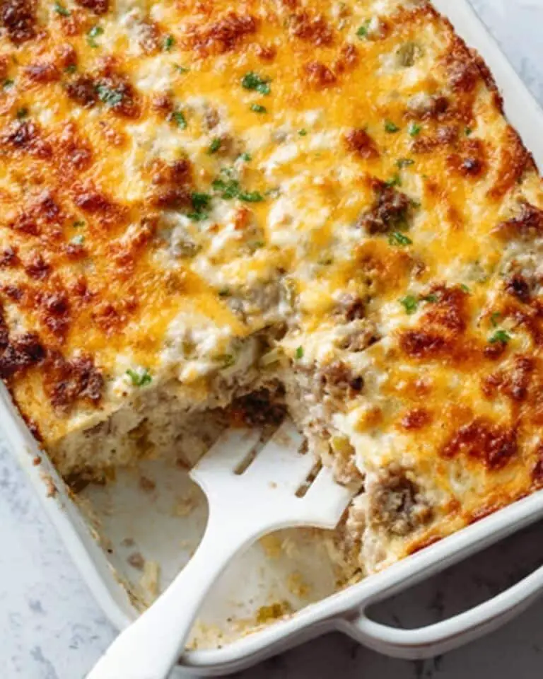 Keto Sausage and Egg Casserole Recipe