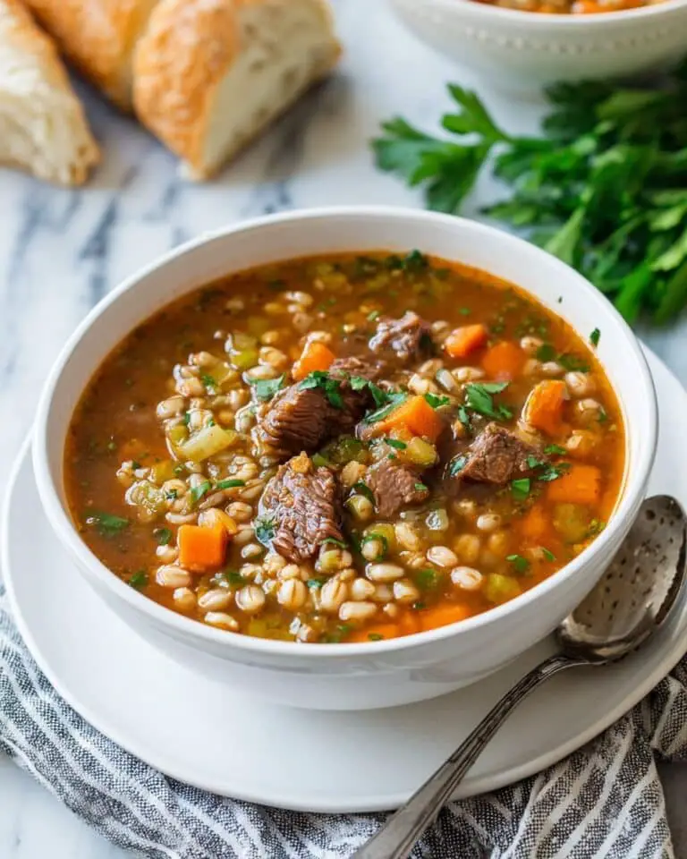 Hearty Beef and Barley Soup Recipe