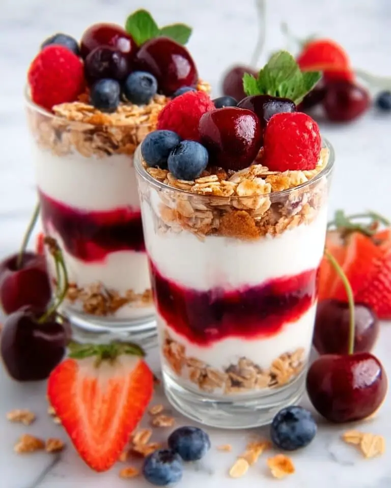 Easy Yogurt Parfaits with Granola and Fresh Fruit Recipe