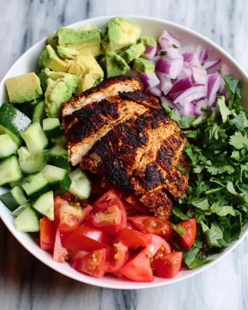 Blackened Chicken and Avocado Salad Recipe