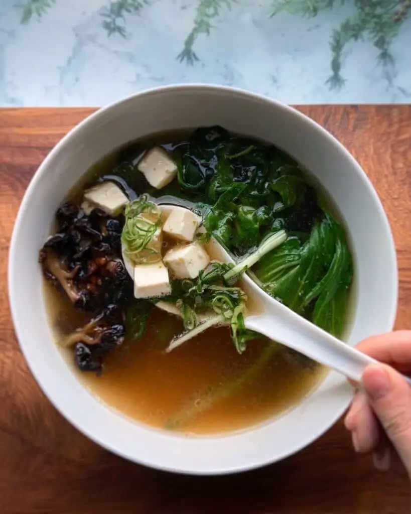 Asian Mushroom and Miso Soup Recipe