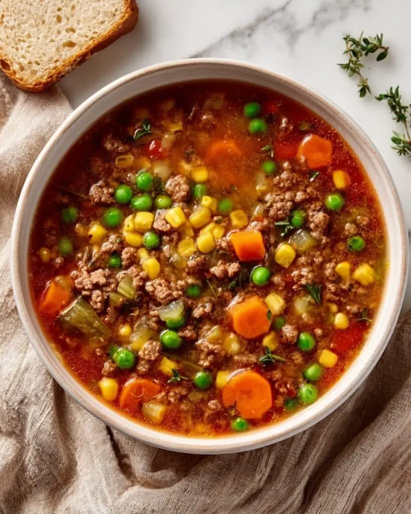 Rustic Beef and Vegetable Soup Recipe