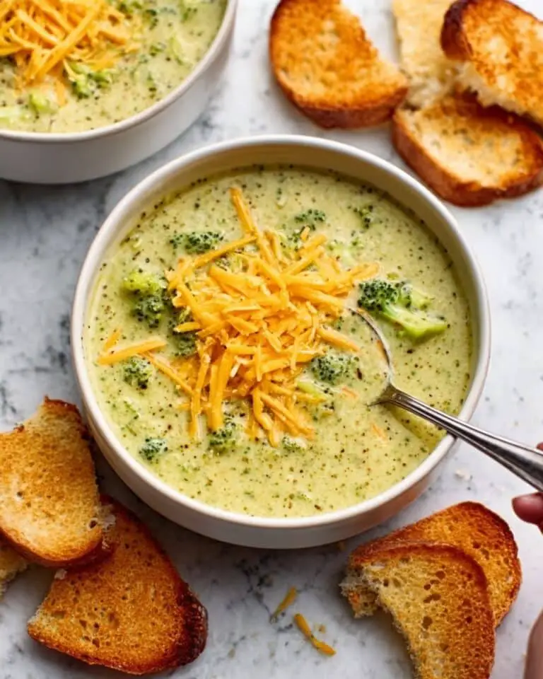 Broccoli Cheddar Soup Recipe