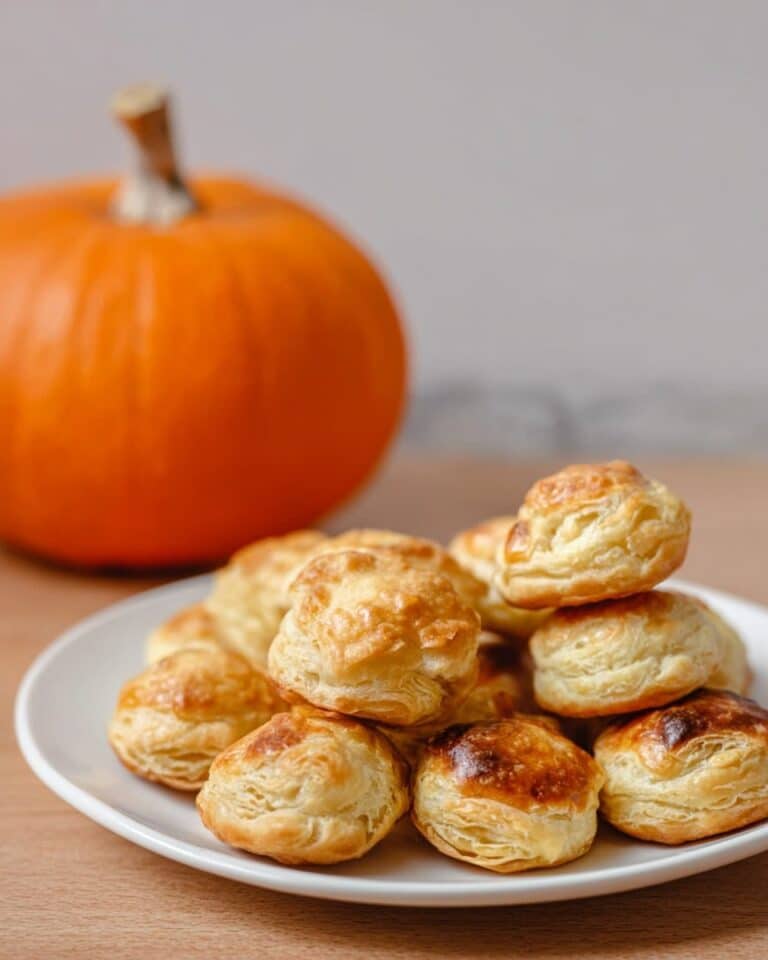 Puff Pastry Pumpkin Pockets with Caramelized Onions Recipe