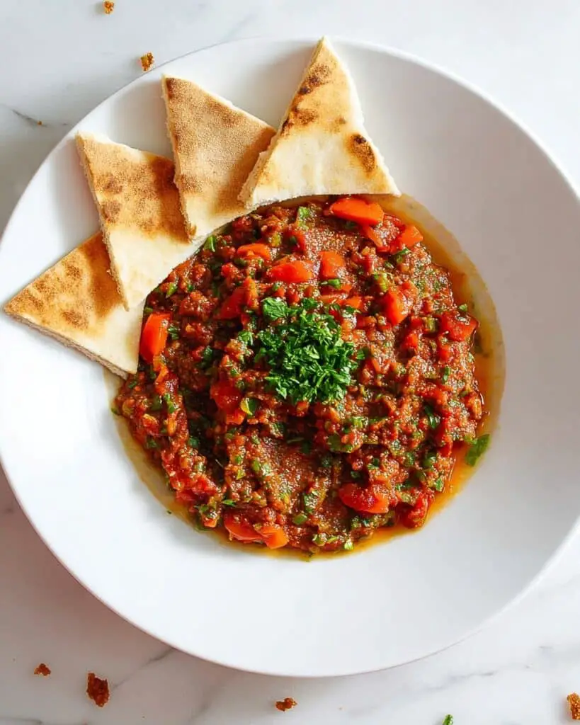 Roasted Eggplant and Tomato Dip (Zaalouk) Recipe