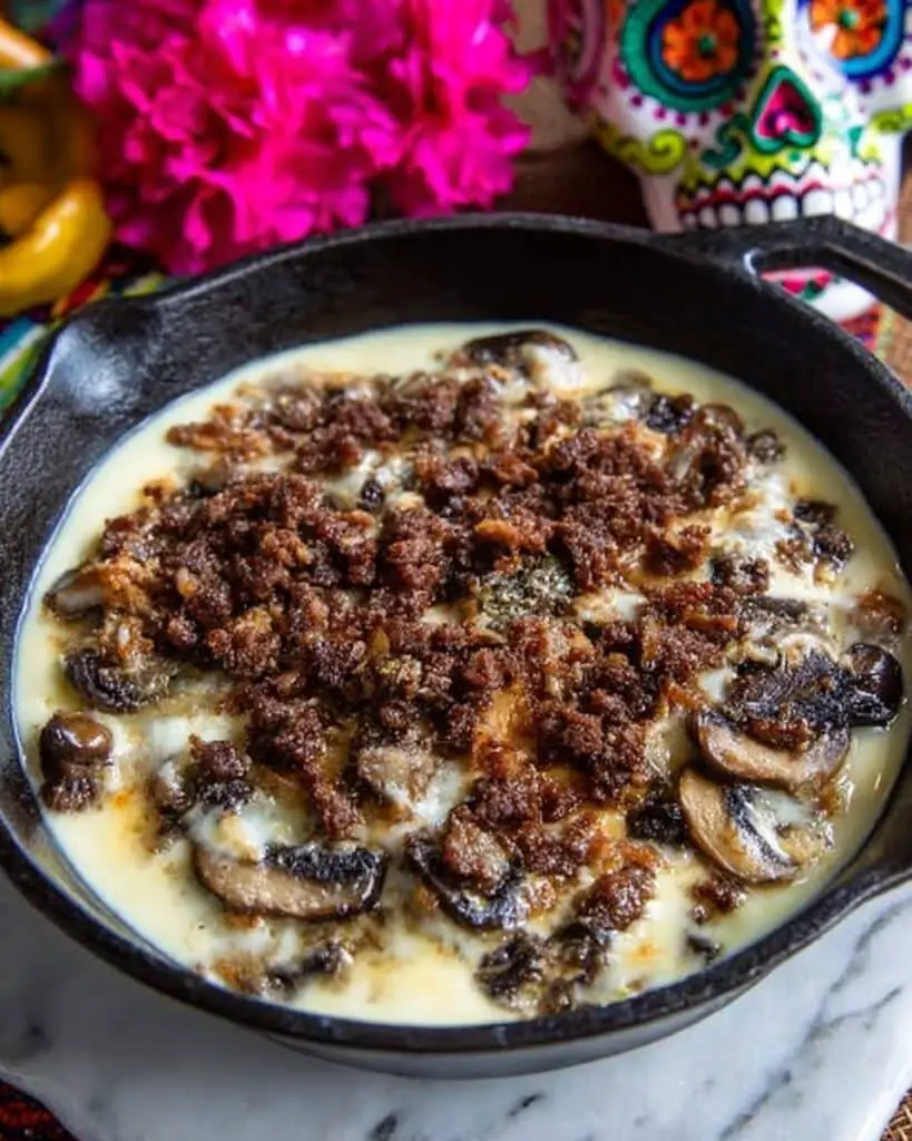 Cheesy Chipotle Fundido Dip Recipe