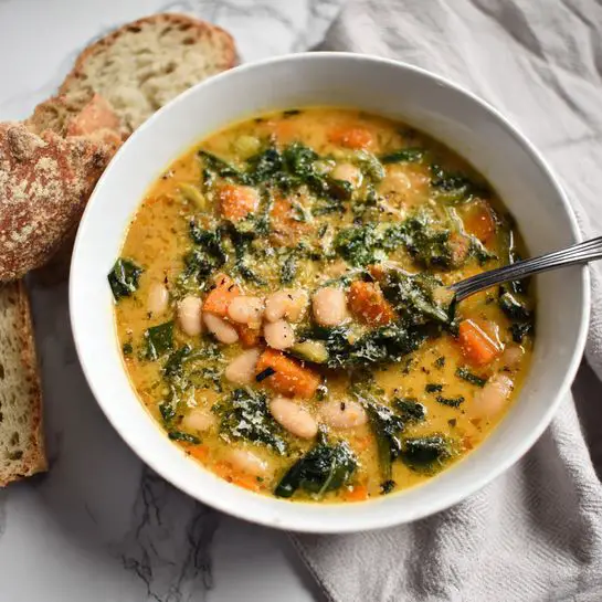 Best Tuscan White Bean Soup Recipe - Recipe Image
