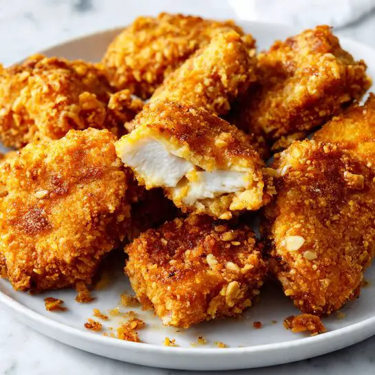 Air Fryer Frozen Chicken Nuggets Recipe - Recipe Image