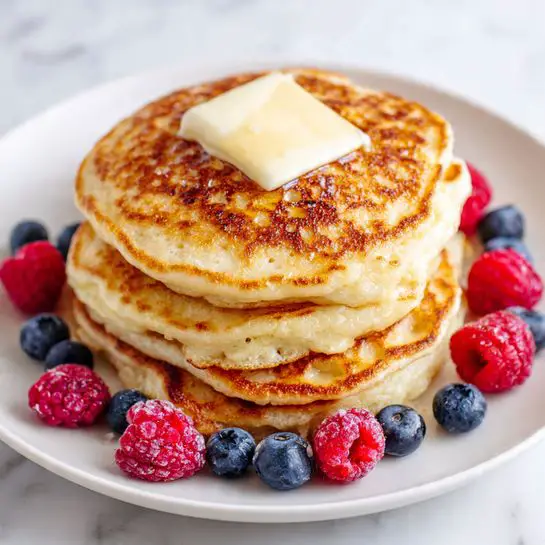 Light and Fluffy Whole Wheat Pancakes Recipe