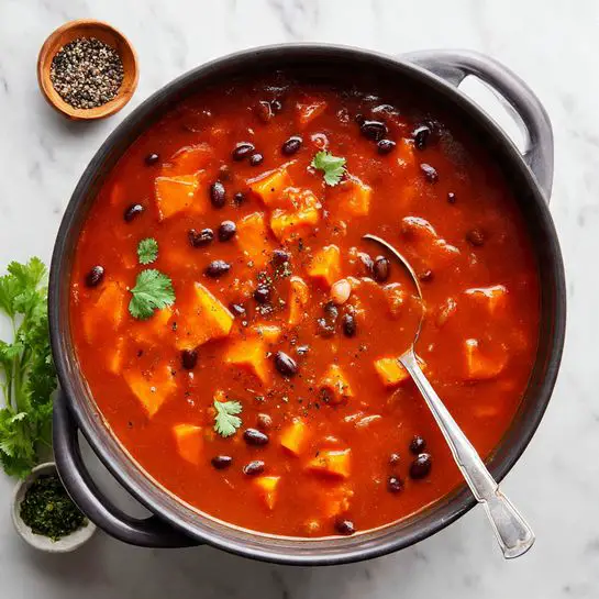 Sweet Potato Black Bean Soup Recipe - Recipe Image