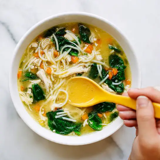 Easy Lemon Chicken Orzo Soup Recipe - Recipe Image