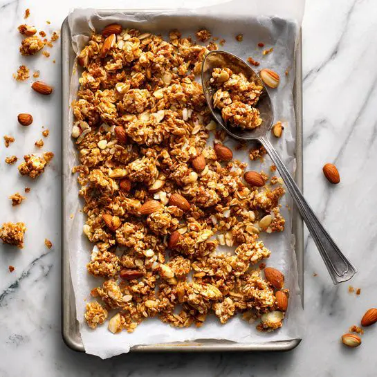 Barley Granola with Nuts and Dried Fruit Recipe